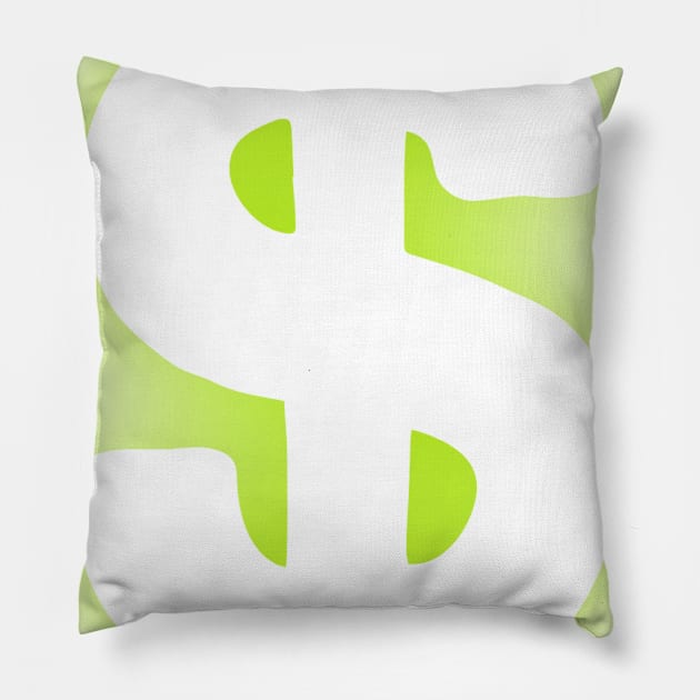 DOLLAR SIGN Pillow by IMMORTAL