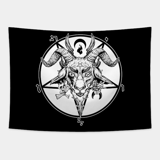 Baphomet Tapestry by Masterflohmaster