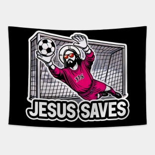 Jesus Saves Tapestry