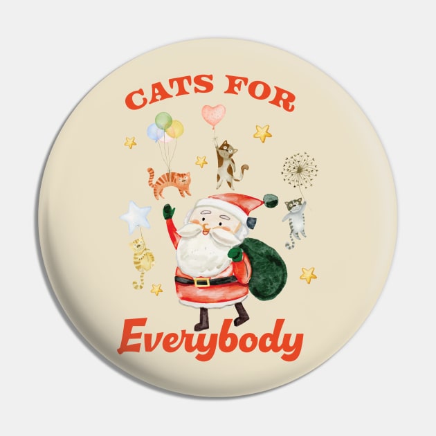 Cats For Everybody - meowy christmas Pin by SUMAMARU