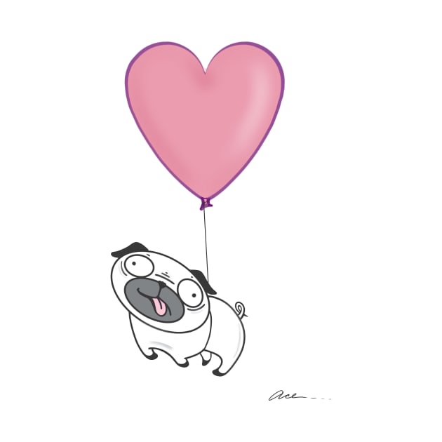 Luv Pug by Designs That Rock