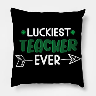 luckiest teacher ever Pillow