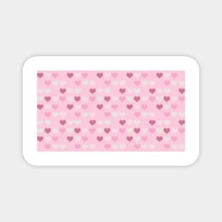 Cute Hearts Pattern Magnet