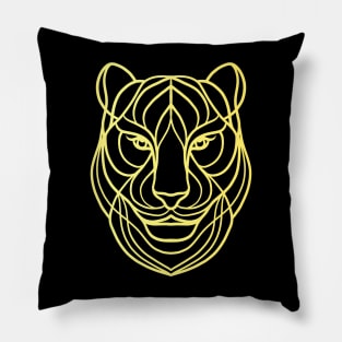 Tiger line art Pillow
