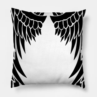 BLACK WINGS Pillow