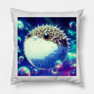 Crying At The Discoteque Pufferfish Pillow