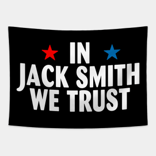 In Jack Smith We trust US Flag Tapestry