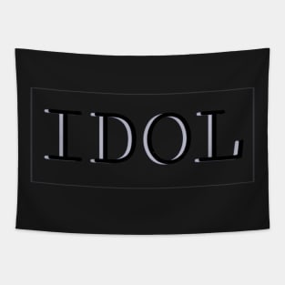 Minimalist fashion idol aesthetic trend elegant cool high fashion IT stylish love romantic definition unique minimalism modern script text Tapestry