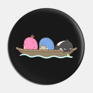 Guild Wars 2- Quaggans in a Boat Pin