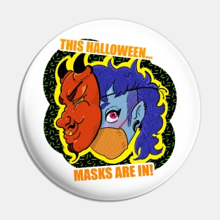 Wear Your Masks Pin