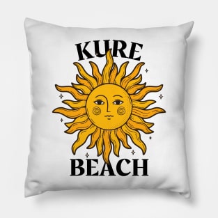 Kure Beach, North Carolina Vintage Sunshine Pillow