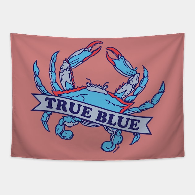 True Blue Tapestry by OBSUART