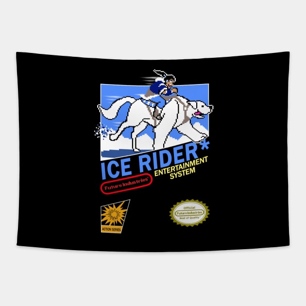 Ice Rider Tapestry by Littlebluestudios