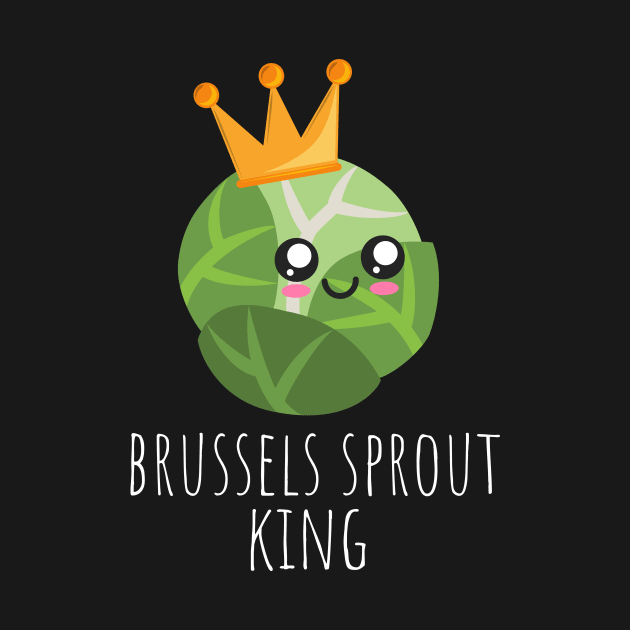 Brussels Sprout King Kawaii by DesignArchitect