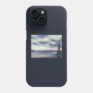 Mist on the Lake Before Dawn Phone Case