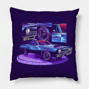 Dodge Charger 3 Frame Pillow