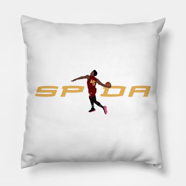 Donovan Mitchell - Spida Cavs Pillow by SportCulture