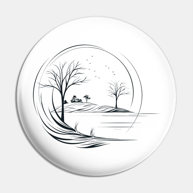 Serenity on the Meadow Pin by CreationArtful