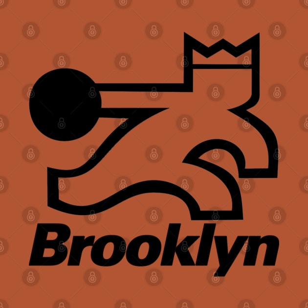 Retro Brooklyn Bowling Logo by Pop Fan Shop