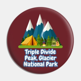 Triple Divide Peak, Glacier National Park Pin