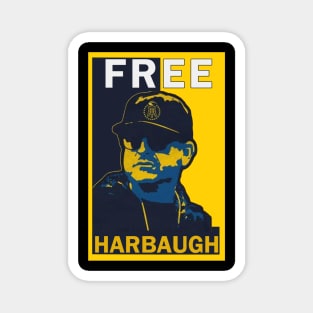 Free harbaugh Magnet