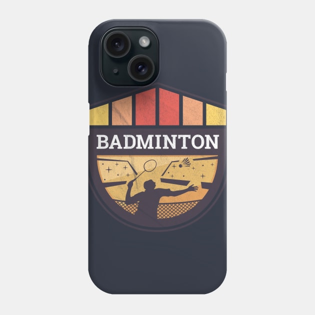 Badminton player - badminton shuttlecock player - badminton bat Phone Case by OutfittersAve