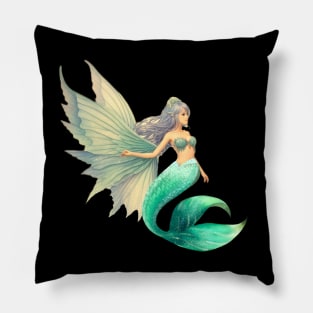 Twin Verde Fairy Sirena Pillow