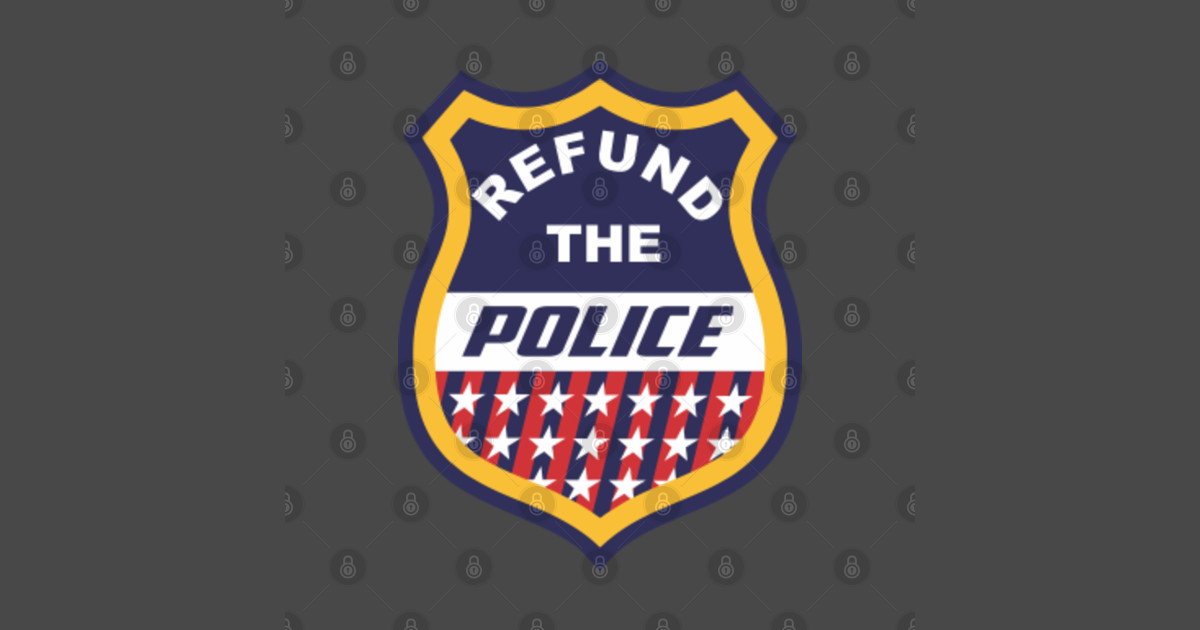 refund-the-police-police-officer-sticker-teepublic