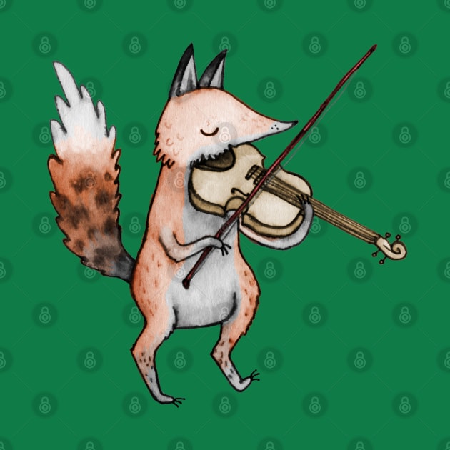 Violin Fox by Sophie Corrigan