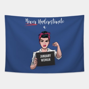 January Woman Tapestry