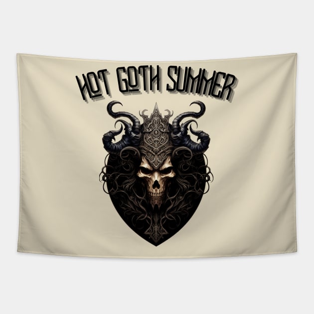 Hot Goth Summer Tapestry by FehuMarcinArt