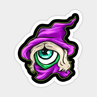 One Eyed Beholder Monster Witch Hat Costume Halloween Magnet