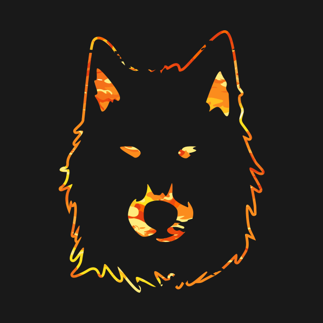 wolf face by keenkei