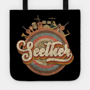 Tour Music Designs Vintage Retro - Seether Tote