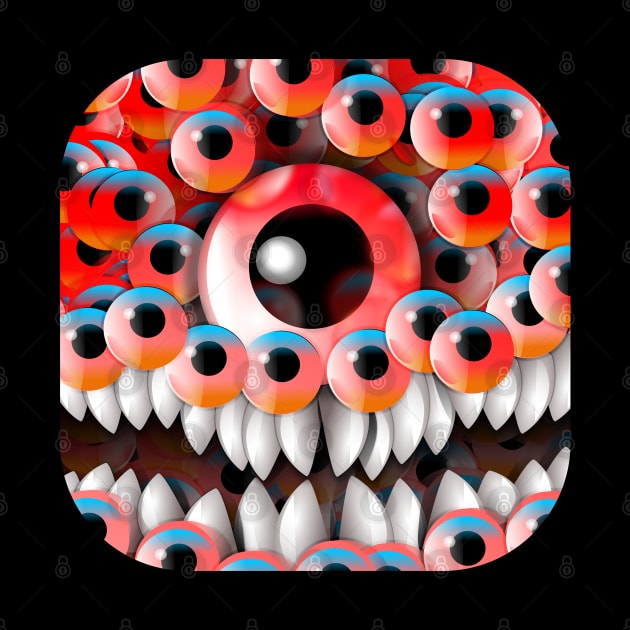 Eyeball Monster by fakeface