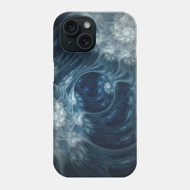 Frozen Underground. Digital Abstract Art Phone Case by love-fi