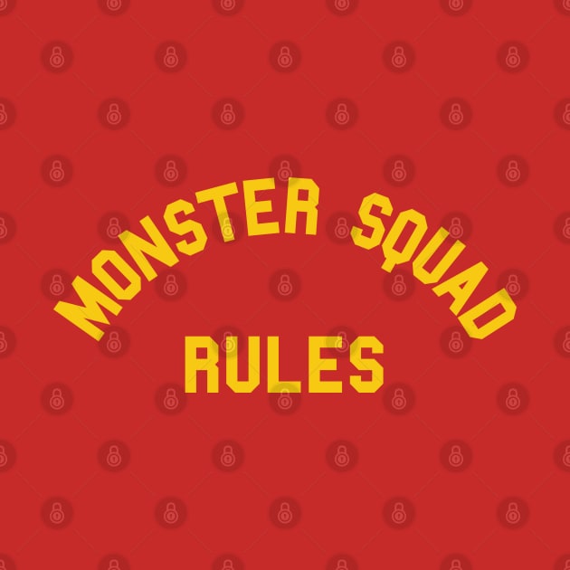 Monster Squad Rules by S and J's Essentials