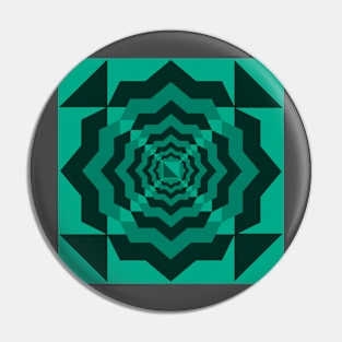 Geo Green Pin