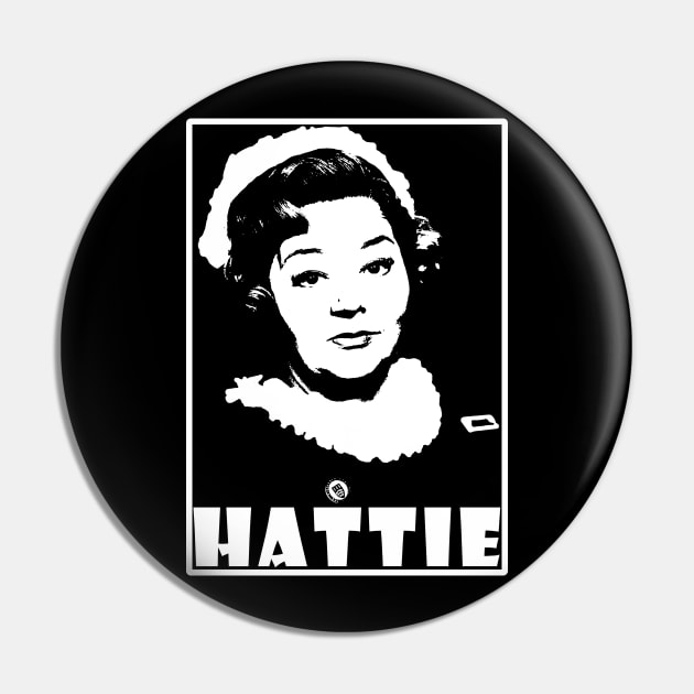 Hattie Jacques Design Pin by HellwoodOutfitters