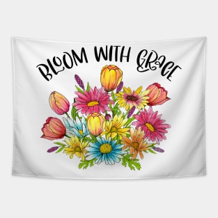 Bloom with Grace Tapestry