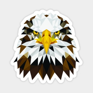 Abstract Geometric Eagle - Color Design Magnet