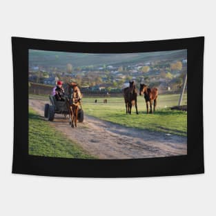 Rural Rush-hour Moldova Tapestry