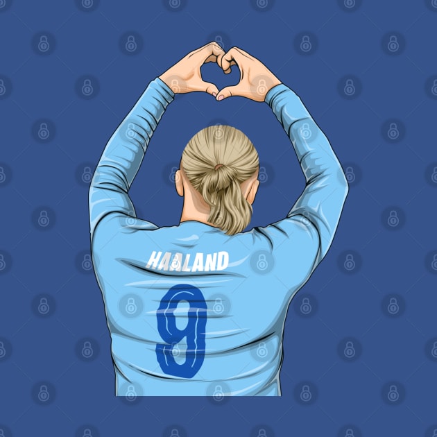 Erling Haaland by Aldduardo