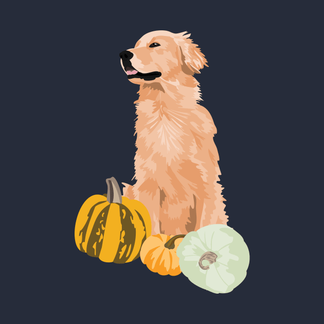 Golden Retriever Fall 3 by TeriMartin