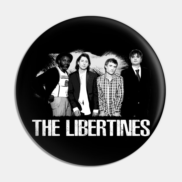 Cinematic Indie Melodies Libertine Iconic Fashion Pin by Iron Astronaut