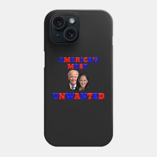 Anti Biden Harris America's Most Unwanted Cartoon Phone Case