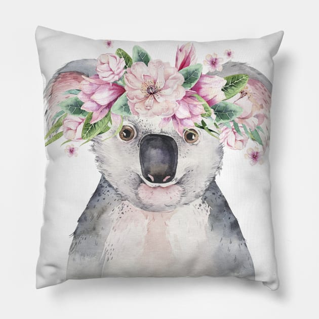 Cute Koala Pillow by NJORDUR