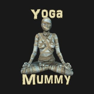 Yoga Mummy Fire Log Pose T-Shirt