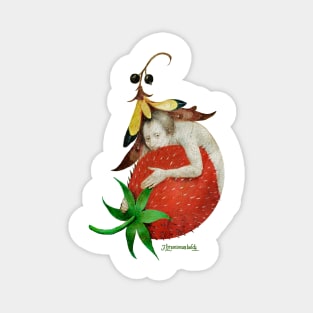 Strawberry Lover - Hieronymus Bosch Magnet