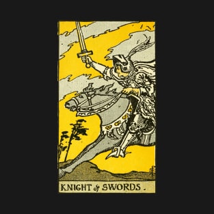 Tarot Card Knight And Swords T-Shirt